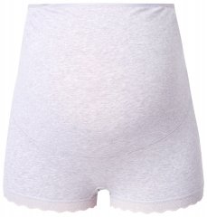 Ulla Popken 853631 Slip premaman con pizzo Grigio melange