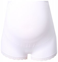 Ulla Popken 853631 Slip premaman con pizzo Bianco