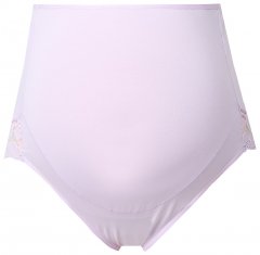 Ulla Popken 853640 Slip premaman con pizzo Rosa antico