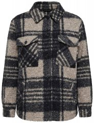 Ulla Popken 853709 Giacca teddy Beige