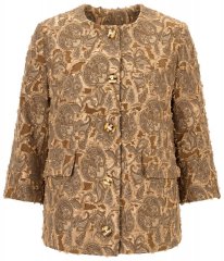Ulla Popken 853996 Giacca Marrone chiaro