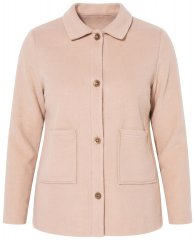Ulla Popken 854200 Giacca in pile Marrone chiaro