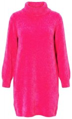 Ulla Popken 854602 Abito in maglia a maniche lunghe con collo alto Rosa