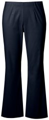 Ulla Popken 854910 Pantaloni stretch caldi con elastico in vita Blu scuro