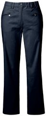 Ulla Popken 854987 Pantaloni stretch caldi con cintura comfort Blu scuro