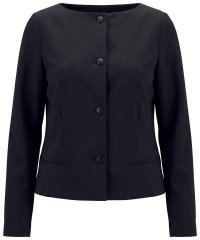 Ulla Popken 855136 Blazer elasticizzato Nero