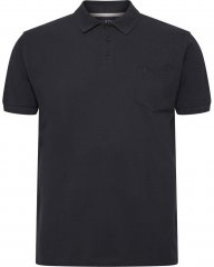North Latitude polo manica corta nero