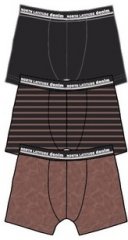 North Latitude 61341 Confezione Da 3 Boxer Marrone Cognac