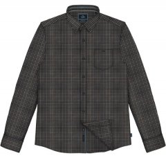 Double Outfitters FS-5230 Camicia a quadri Blu navy/Marrone