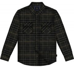 Double Outfitters GS-5233 Camicia di flanella Nero/Grigio
