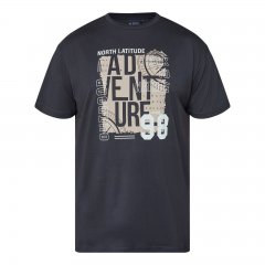 North Latitude Adventure 98 Graphic Tee Nero