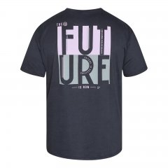 North Latitude T-Shirt With Back Print Nero