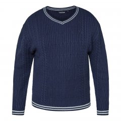 North Latitude V-Neck Knit Blu navy