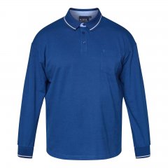 North Latitude Superflex Polo LS Blu