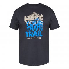 North Latitude Trail T-Shirt Nero