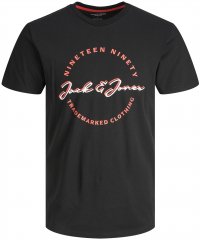 Jack & Jones JJSTAMP TEE Black