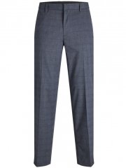 Jack & Jones Harry Pedro Formal Check Trousers Dark Navy