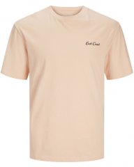 Jack & Jones Zekiel Crew Neck T-Shirt Peach Parfait