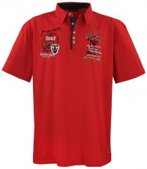 Lavecchia 3101 Printed Jersey Poloshirt Red