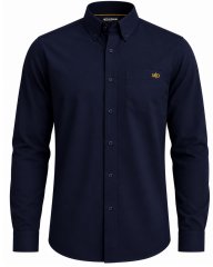 Motley Denim Lisbon Long Sleeve Shirt Navy