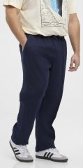 North Latitude 51142 Pantaloni di lino con elastico in vita Blu scuro