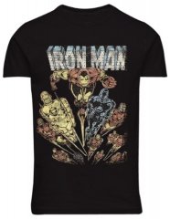North Latitude 51349 T-shirt con stampa Iron Man Nero