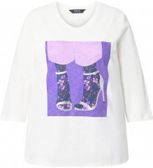 Ulla Popken Fashion Graphic T-Shirt Off-White