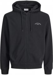 Jack & Jones College Logo Hoodie Black