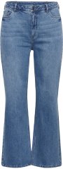 Kaffe Curve Leoana Jeans larghi lunghi Blu vintage