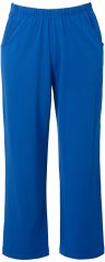Ulla Popken Pull On Knit Straight Leg Pocket Pants Denim Blue