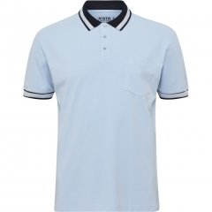 North Latitude Polo Pique Short Sleeve Light Blue