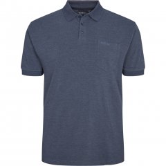 North Latitude Polo Short Sleeve Blue Melange TALL