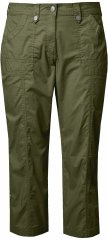 Ulla Popken Roll Tab Hem Stretch Cargo Pants Green