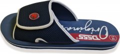 D555 DRAKE Slippers With Velcro Fastening Navy