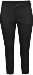 Kaffe Curve Leana Pantaloni Chino 7/8 Nero Profondo