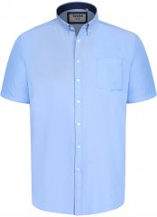 D555 James Camicia Oxford A Maniche Corte TALL Azzurro Cielo