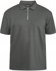 North Latitude 61347 Polo con Zip Verde Scuro
