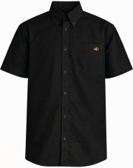 Motley Denim Zagreb Camicia a maniche corte Nero