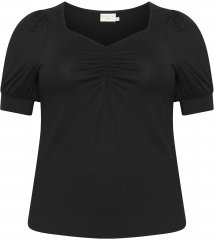 Kaffe Curve Sissy T-shirt Nero profondo