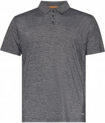 North Latitude 61157 Cool Effect Polo Grigio Mélange Scuro/Chiaro