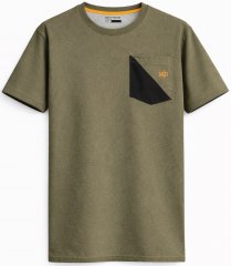 Motley Denim Milan T-shirt Khaki scuro