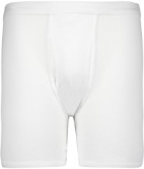 Adamo Prestige Boxershorts Double Ribbed White
