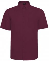 Espionage SH149 camicia a maniche corte rosso vino