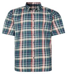 Espionage SH447 Camicia a quadri verde