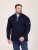 D555 Conway 2 1/4 Zip Neck Fleece Sweatshirt With Bear Logo Blu navy - Felpe & felpe con cappuccio - Felpe & Felpe con Cappuccio Uomo Taglie Forti