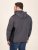 D555 Conrad Detachable Hood Bonded Fleece Zip Through Hoody TALL Blu navy - TALL felpe - Felpe TALL per uomo alto