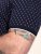 D555 Reid AOP Polo With Jacquard Collar, Pocket And Cuffs Blu navy - Polo - Polo Uomo Taglie Forti