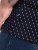 D555 Reid AOP Polo With Jacquard Collar, Pocket And Cuffs Blu navy - Polo - Polo Uomo Taglie Forti
