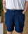 Kam Jeans Pepe Knitted Denim Shorts Random Mid Wash Blue - Shorts - Pantaloncini Uomo Taglie Forti