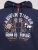 D555 Hector Adventurer Printed Zip Through Hoody Blu navy - Felpe & felpe con cappuccio - Felpe & Felpe con Cappuccio Uomo Taglie Forti
